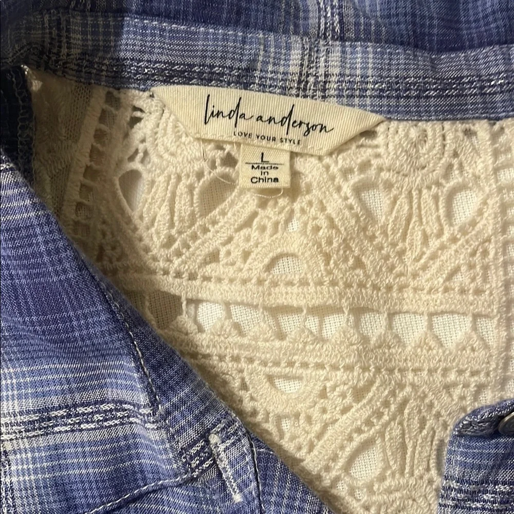 Blue Plaid Men's Shirt‎
